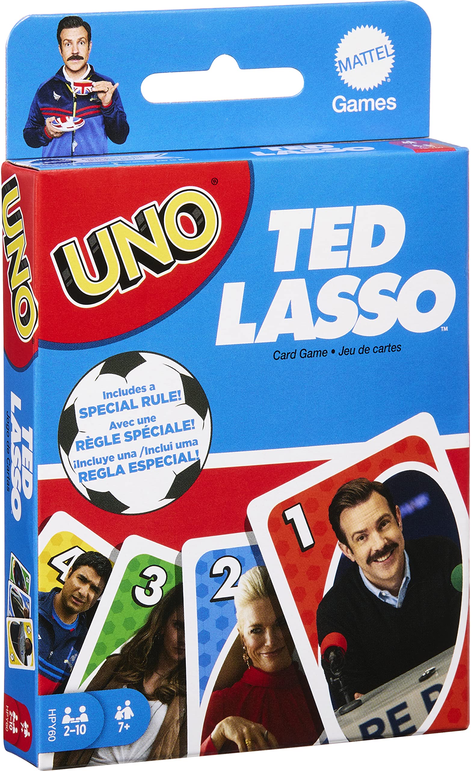 Foto 2 pulgar | Juego De Cartas Mattel Games Uno Ted Lasso Inspirado En Adolescentes Y Adultos - Venta Internacional.