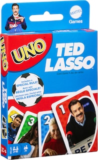Foto 1 | Juego De Cartas Mattel Games Uno Ted Lasso Inspirado En Adolescentes Y Adultos - Venta Internacional.
