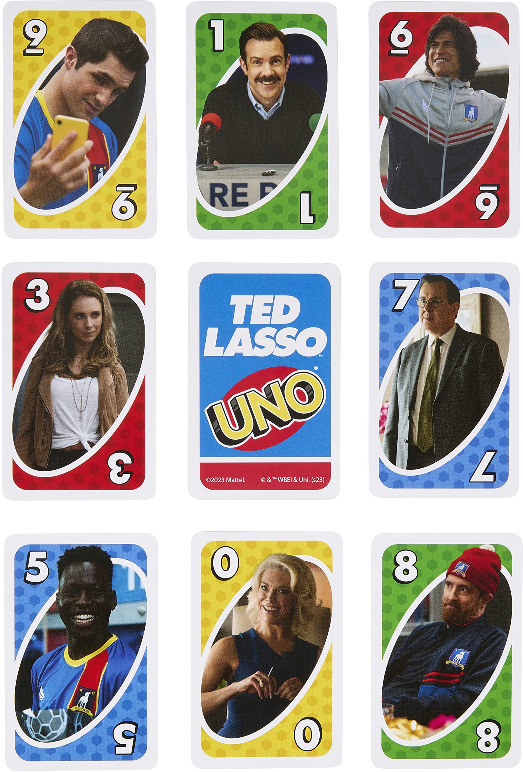 Foto 5 pulgar | Juego De Cartas Mattel Games Uno Ted Lasso Inspirado En Adolescentes Y Adultos - Venta Internacional.