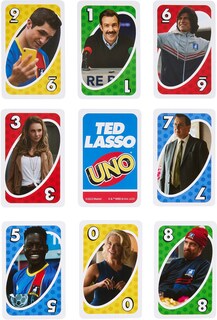 Foto 4 | Juego De Cartas Mattel Games Uno Ted Lasso Inspirado En Adolescentes Y Adultos - Venta Internacional.