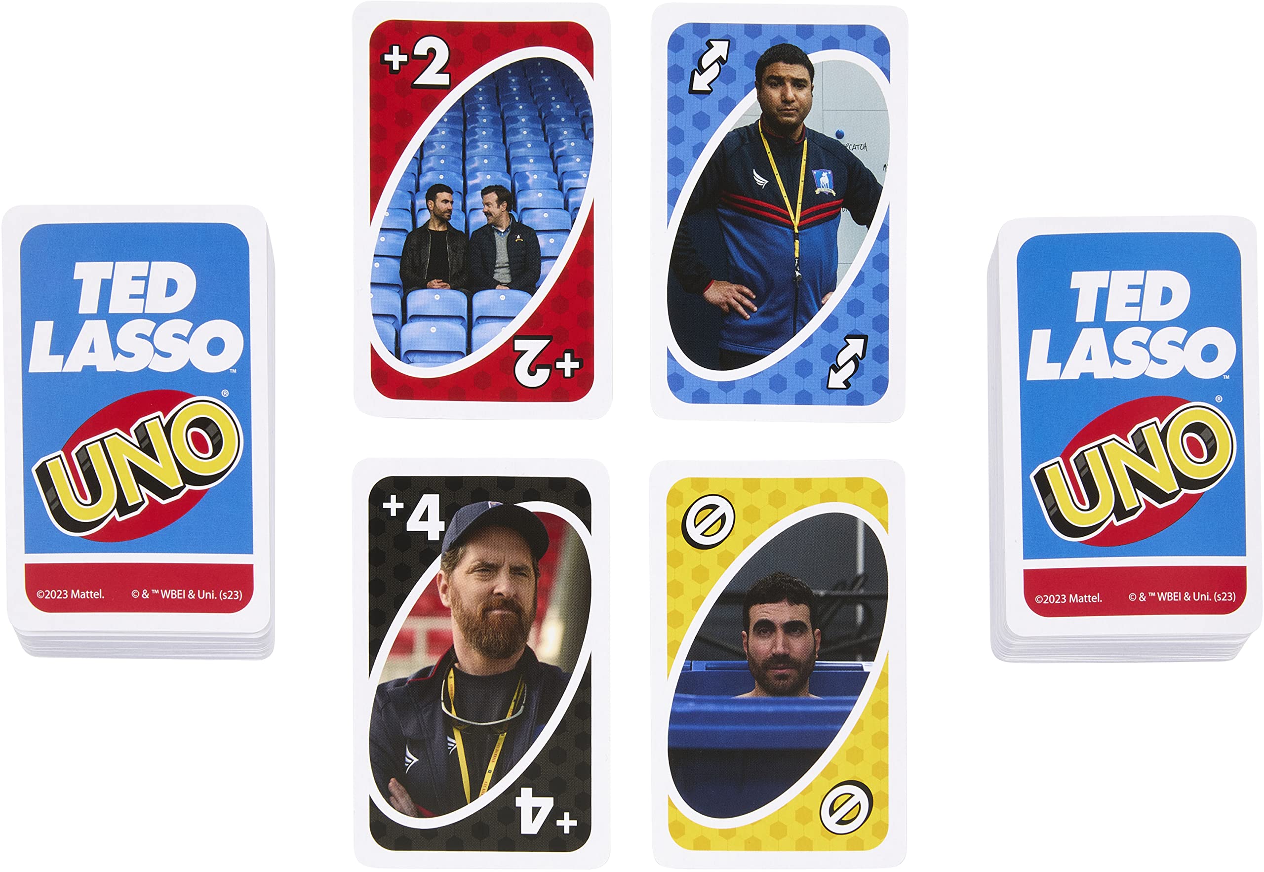 Foto 6 pulgar | Juego De Cartas Mattel Games Uno Ted Lasso Inspirado En Adolescentes Y Adultos - Venta Internacional.