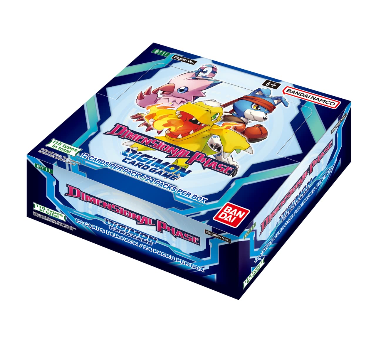 Juego De Cartas Bandai Namco Entertainment Digimon Dimensional Phase - Venta Internacional.