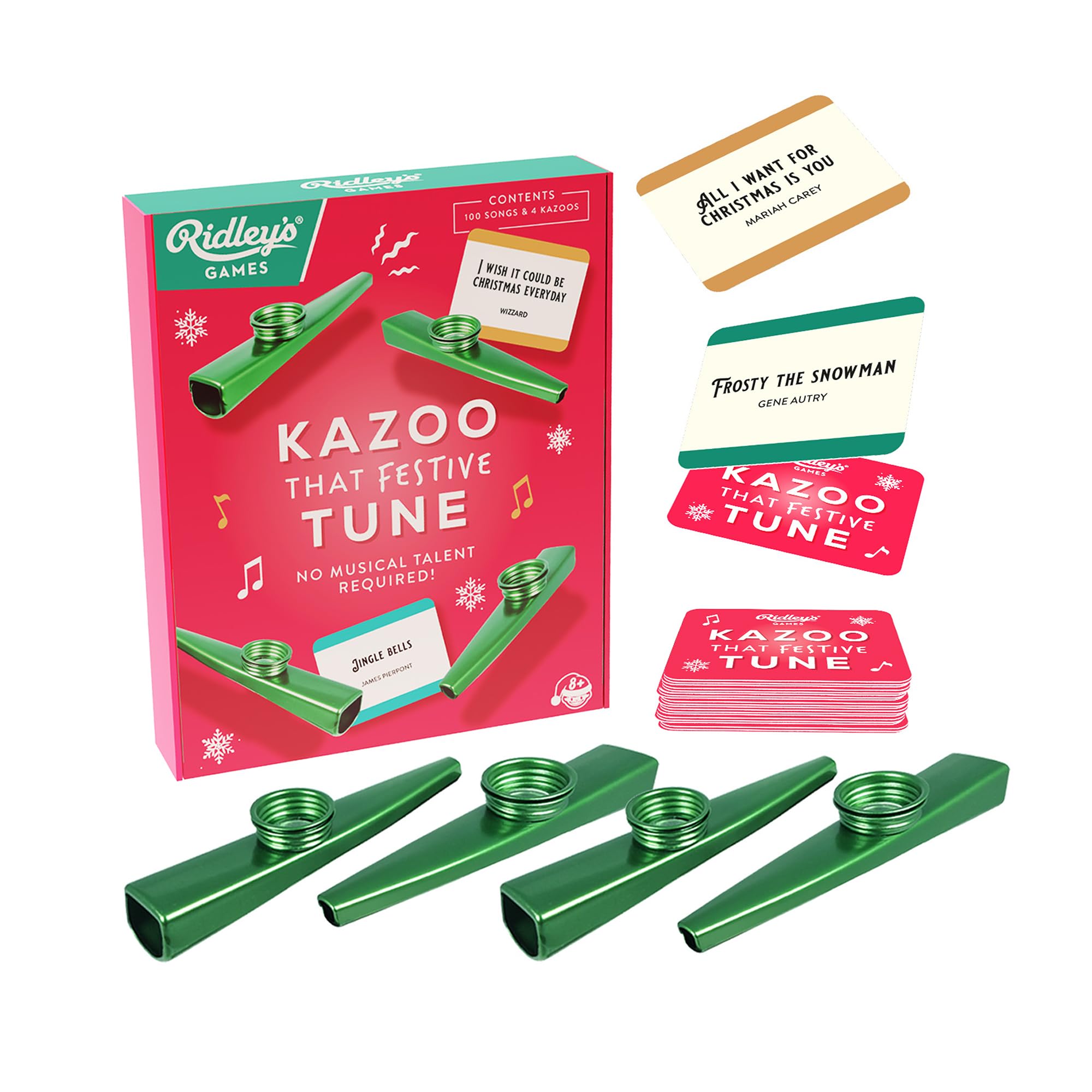 Foto 1 | Juego Navideño Ridley's Kazoo That Festive Tune con 4 Kazoos - Venta Internacional