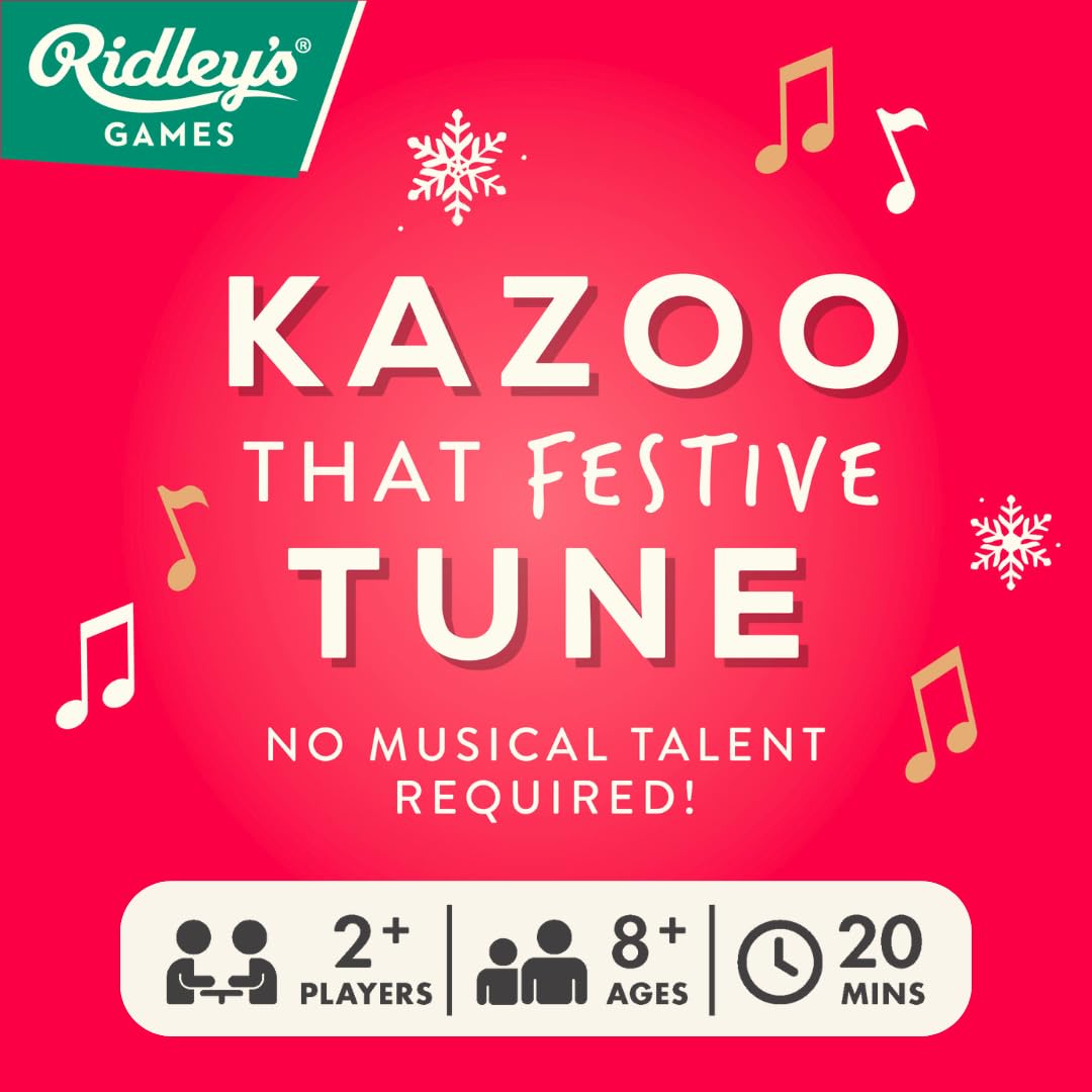 Foto 2 | Juego Navideño Ridley's Kazoo That Festive Tune con 4 Kazoos - Venta Internacional
