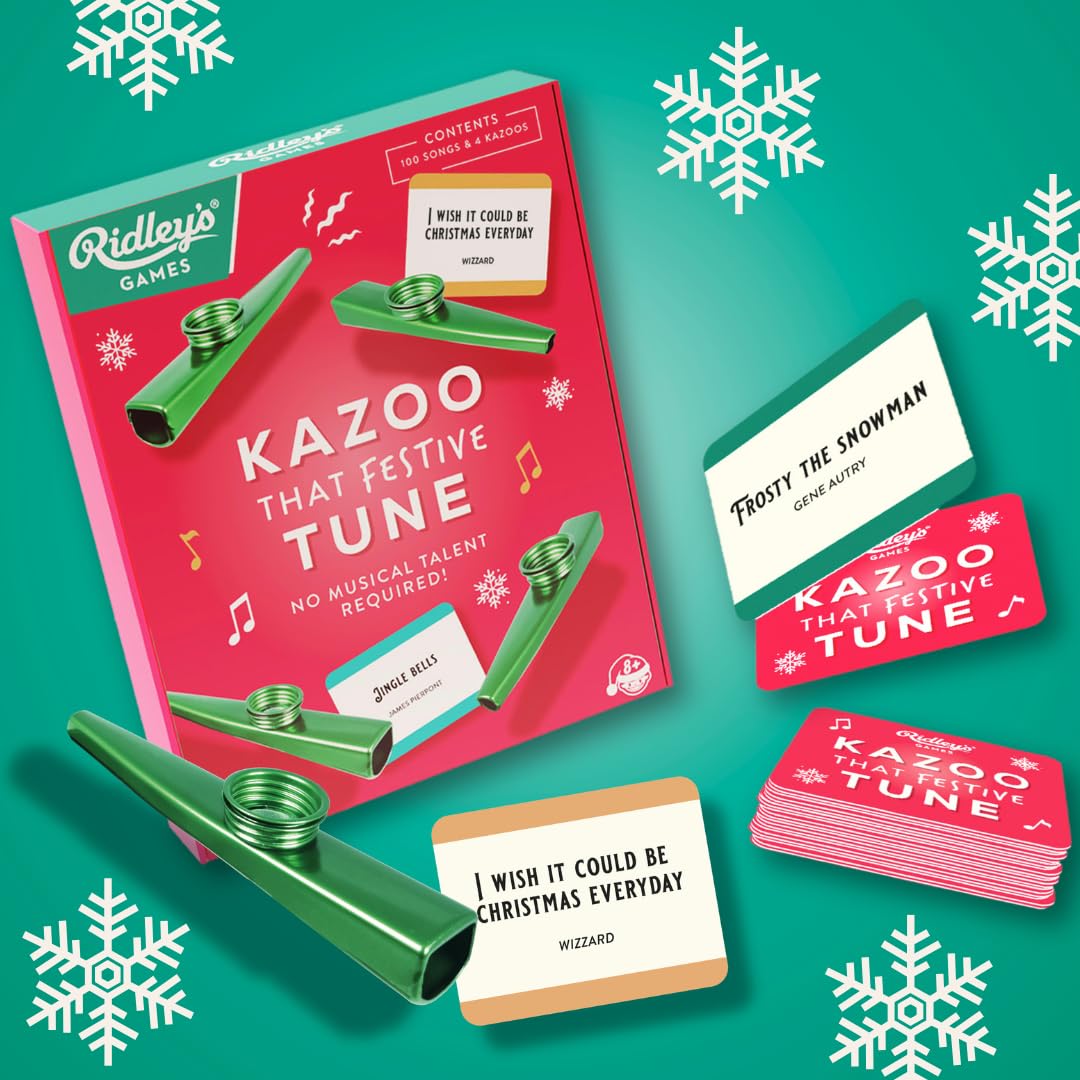 Foto 7 | Juego Navideño Ridley's Kazoo That Festive Tune con 4 Kazoos - Venta Internacional