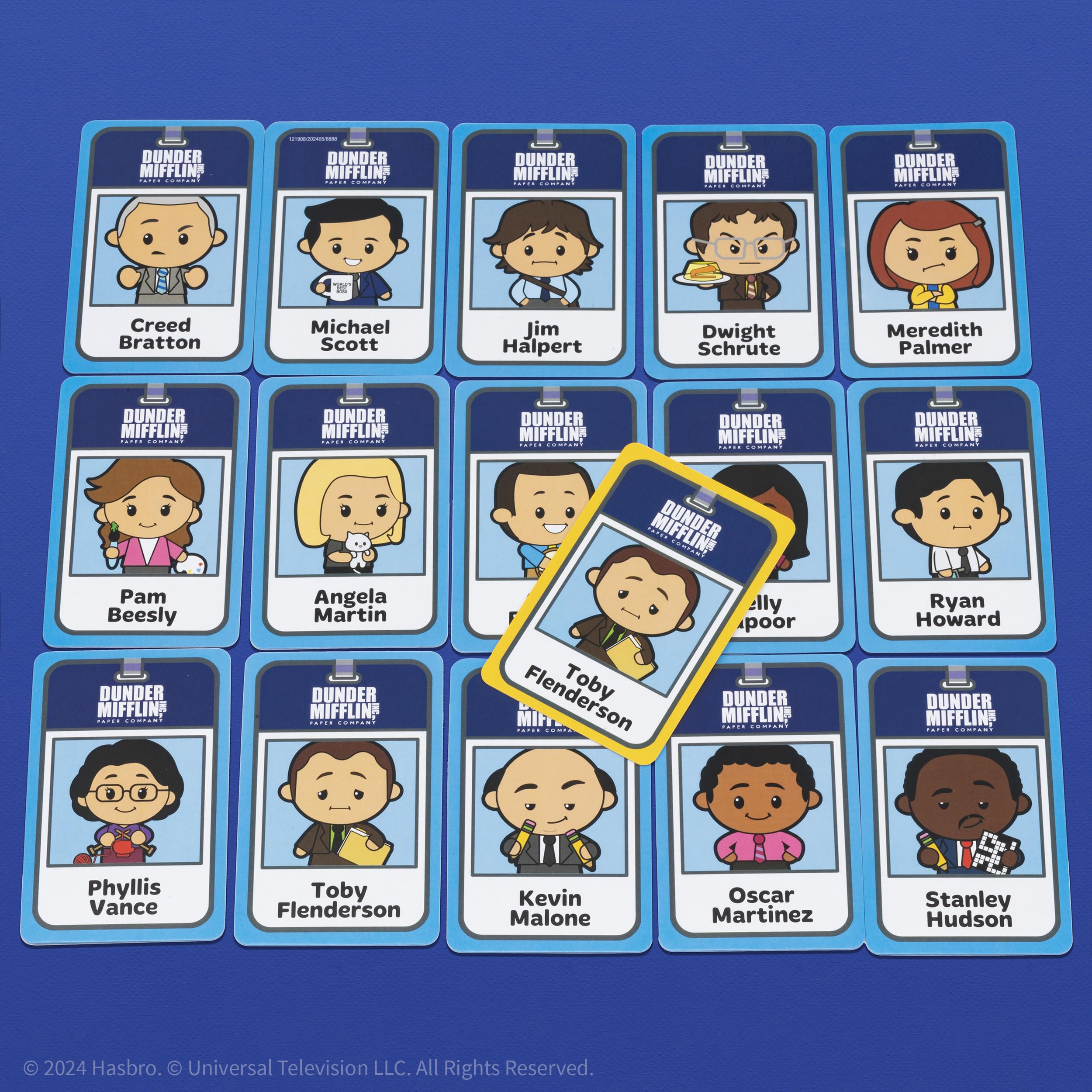 Foto 4 pulgar | Juego De Cartas Adivina Quién? Los Personajes De The Office 20 Para 2 Jugadores - Venta Internacional.