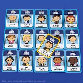 Foto 3 | Juego De Cartas Adivina Quién? Los Personajes De The Office 20 Para 2 Jugadores - Venta Internacional.
