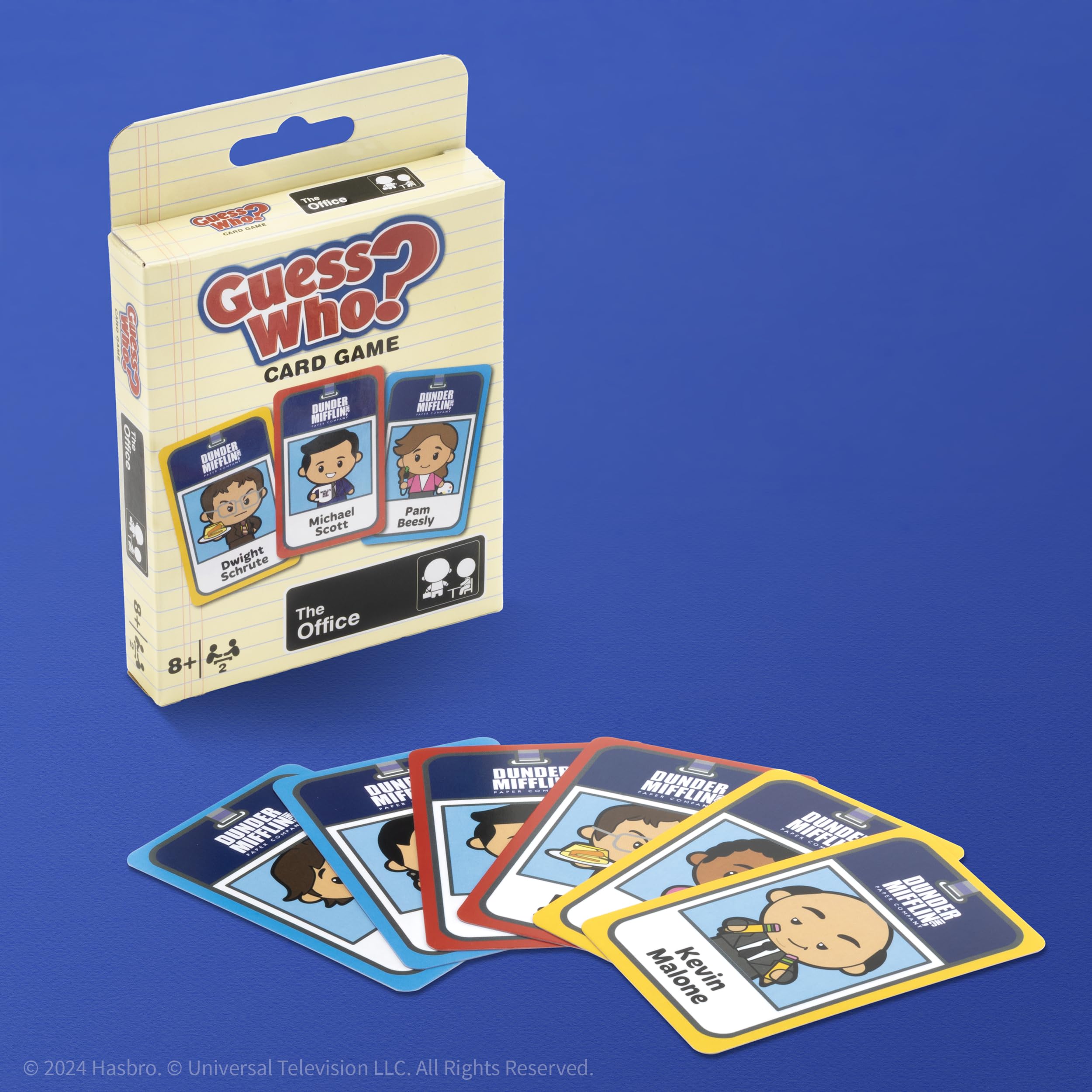 Foto 6 pulgar | Juego De Cartas Adivina Quién? Los Personajes De The Office 20 Para 2 Jugadores - Venta Internacional.