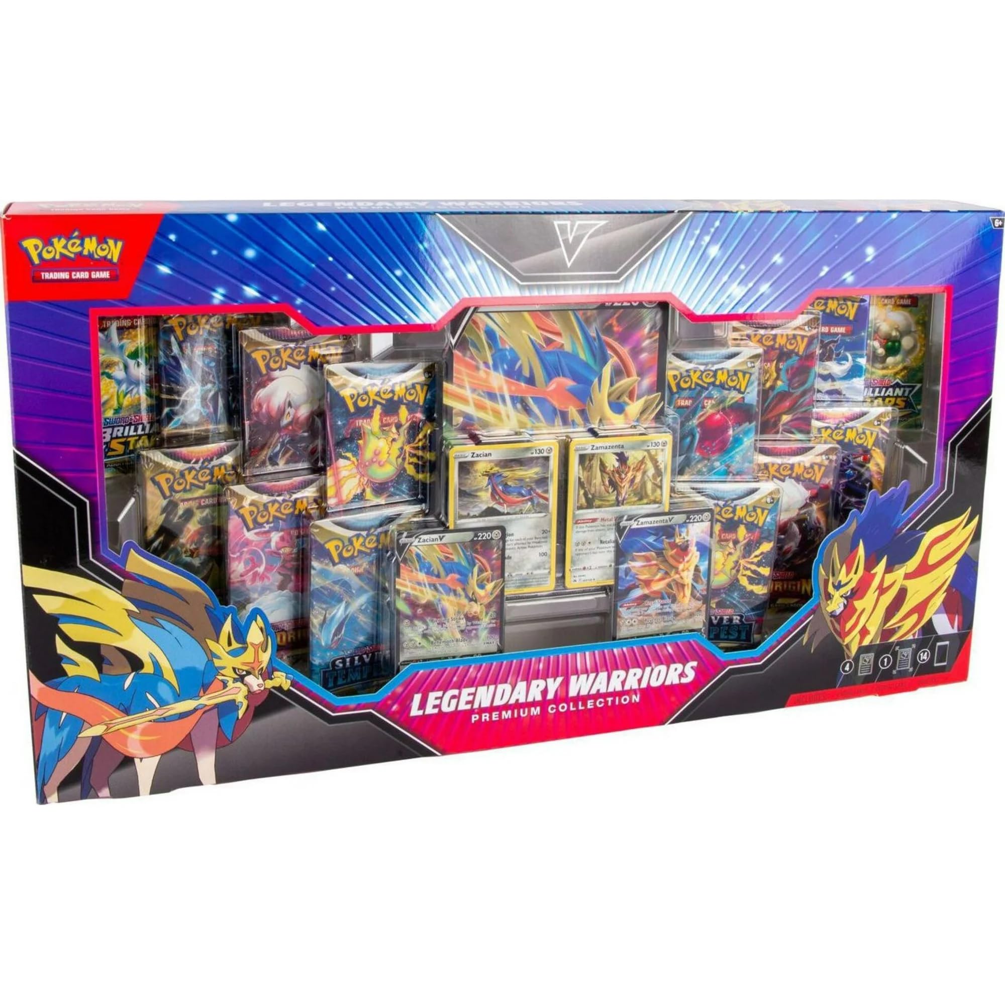 Caja de Colección Premium Pokémon TCG Guerreros Legendarios - Venta Internacional