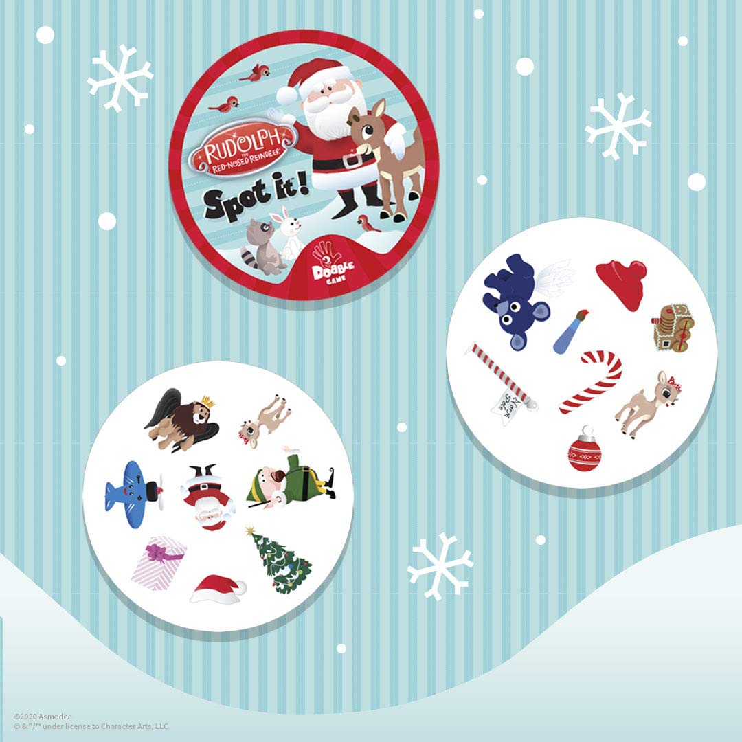 Foto 6 pulgar | Juego de Cartas Usaopoly Spot It! Rudolph- Venta Internacional