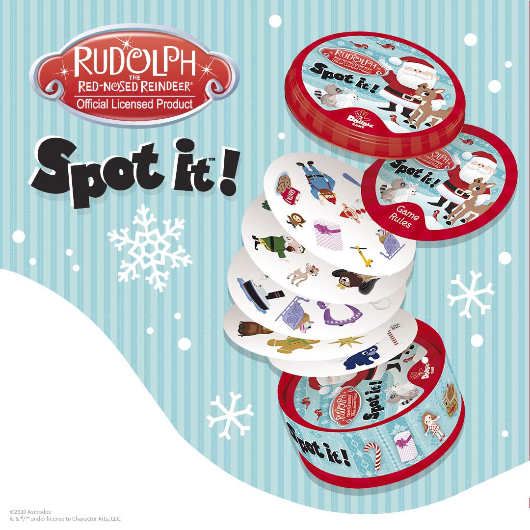 Foto 8 pulgar | Juego de Cartas Usaopoly Spot It! Rudolph- Venta Internacional