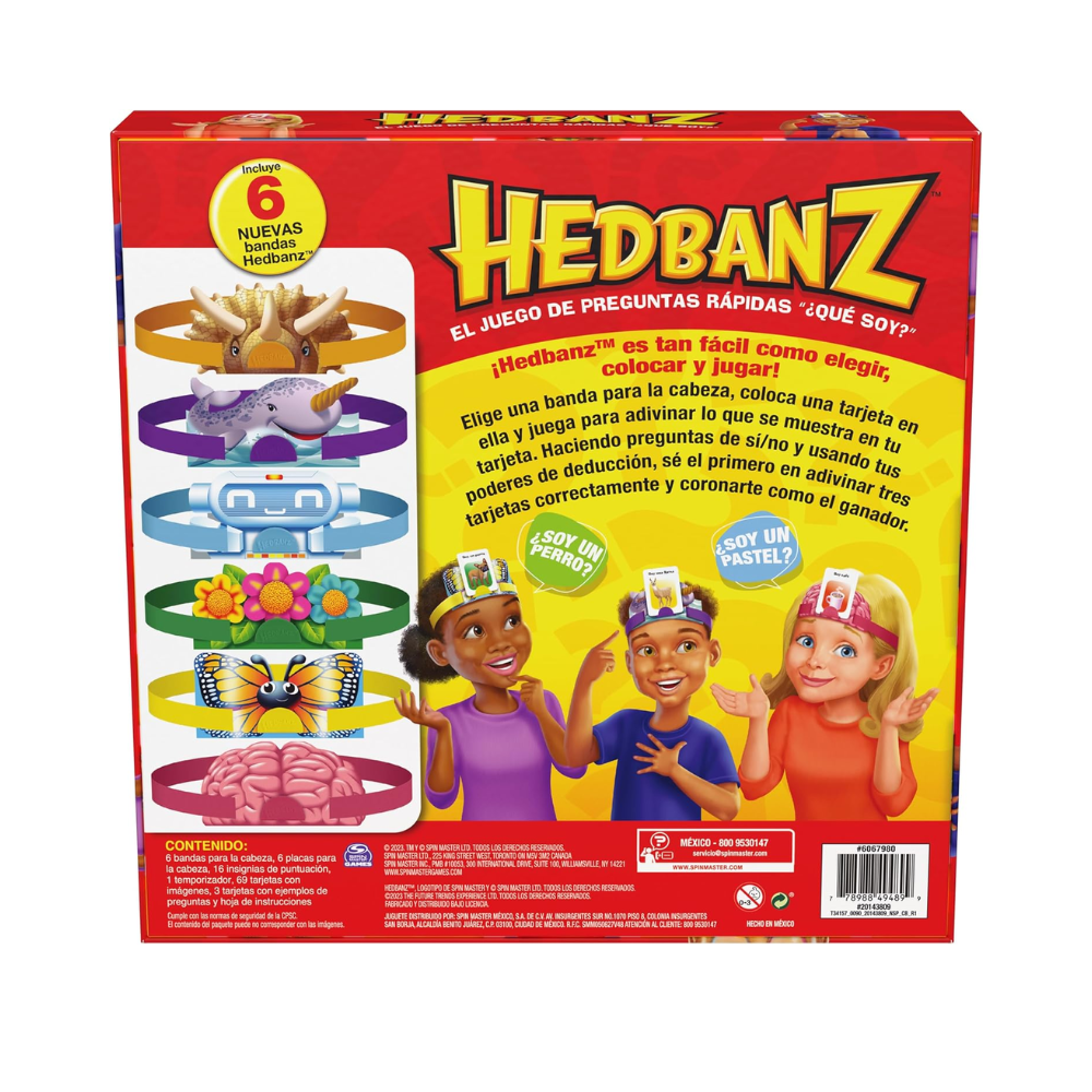 Foto 4 pulgar | Juego De Mesa Spin Master Games Hedbanz Color Multicolor Edición 2