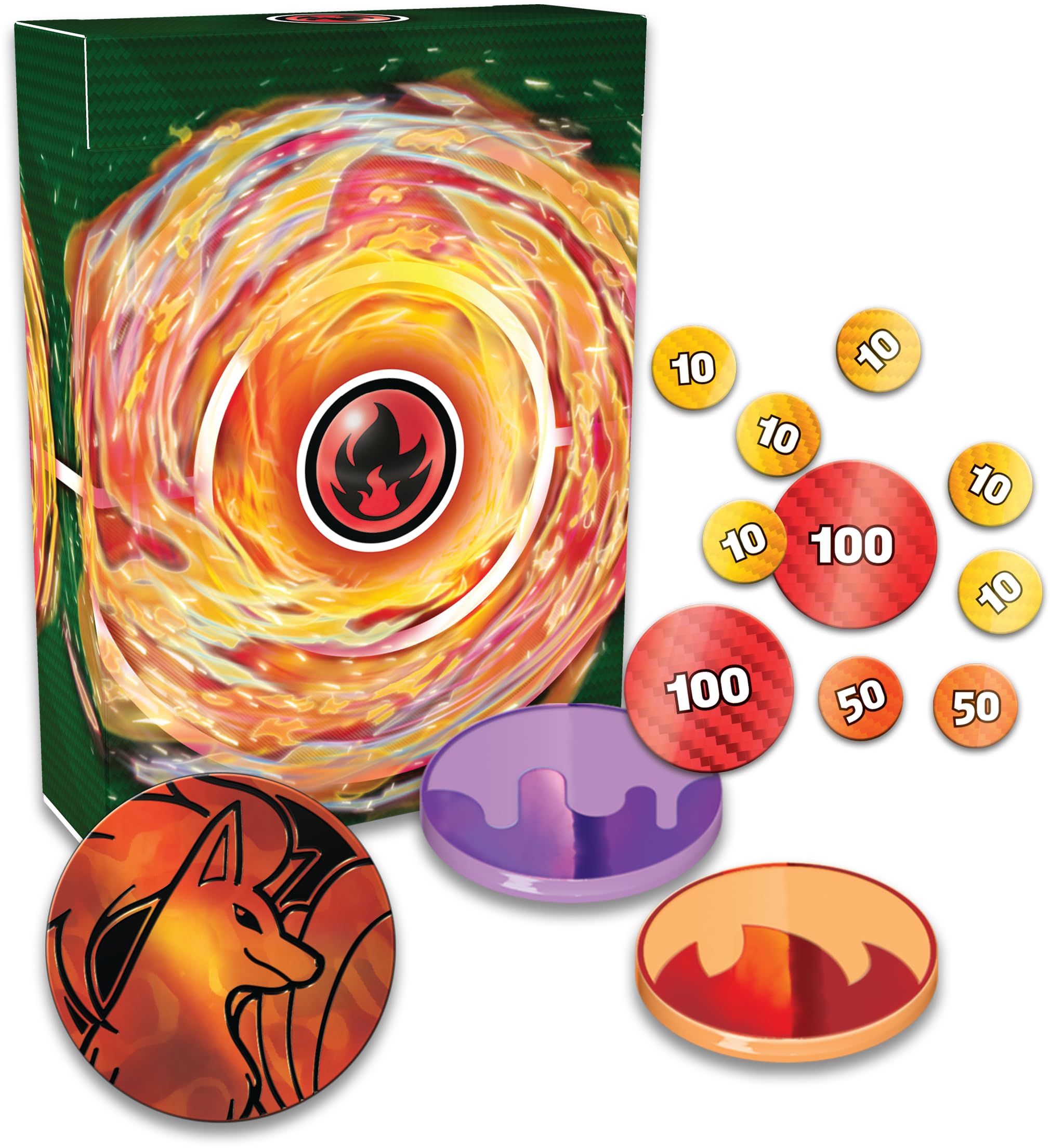 Foto 4 pulgar | Juego De Cartas Coleccionables Pokémon Tcg Deluxe Battle Deck Ninetales Ex - Venta Internacional.