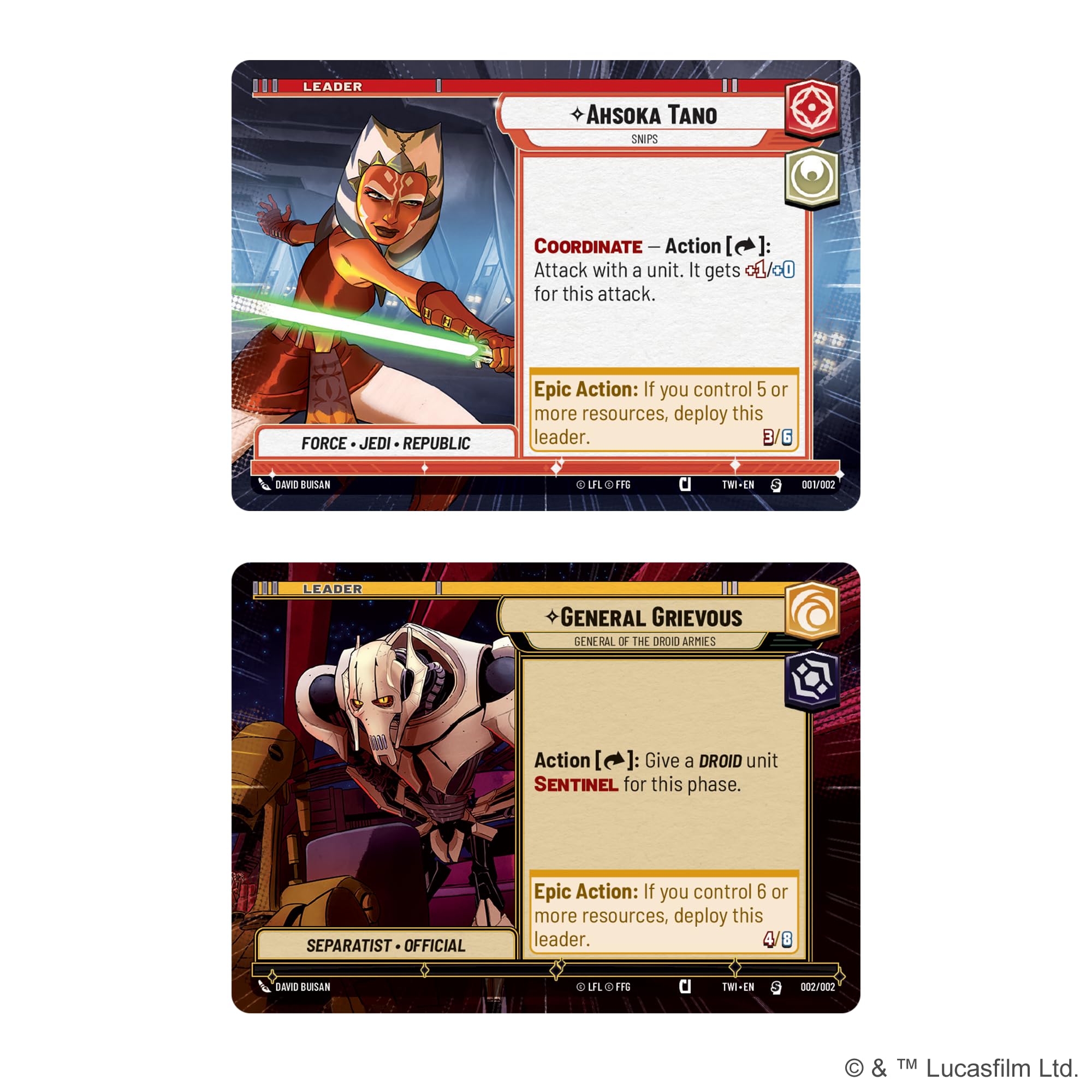 Foto 5 pulgar | Juego De Cartas Coleccionables Fantasy Flight Star Wars Twilight Republic - Venta Internacional.