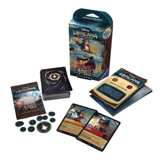 Foto 2 | Juego De Cartas Coleccionables Ravensburger Disney Lorcana Tcg Starter De - Venta Internacional.