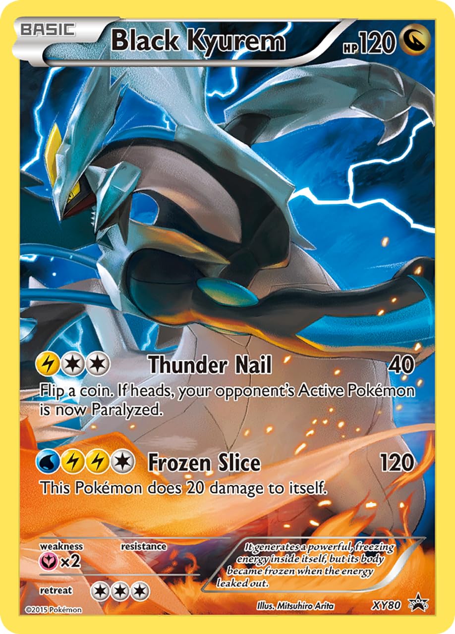 Foto 1 | Tarjeta Coleccionable Pokémon Black Kyurem Xy80 Holo Promo - Venta Internacional.