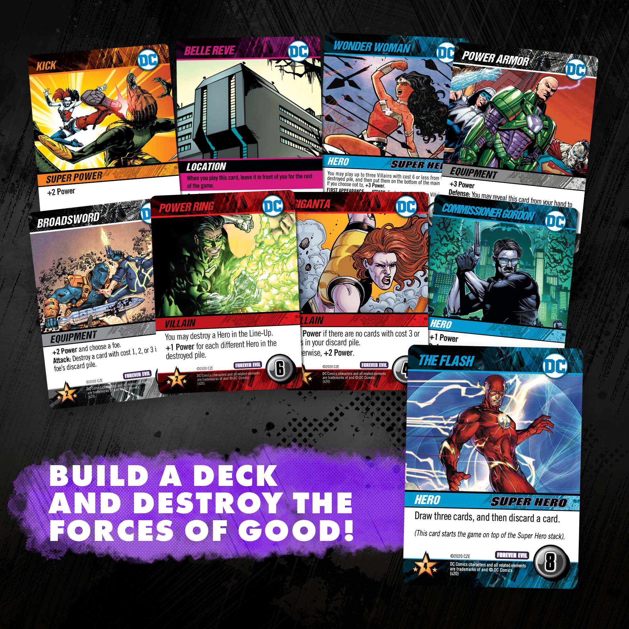 Foto 4 pulgar | Juego De Mesa Cryptozoic Dc Juego De Construcción De Mazos Forever Evil - Venta Internacional.