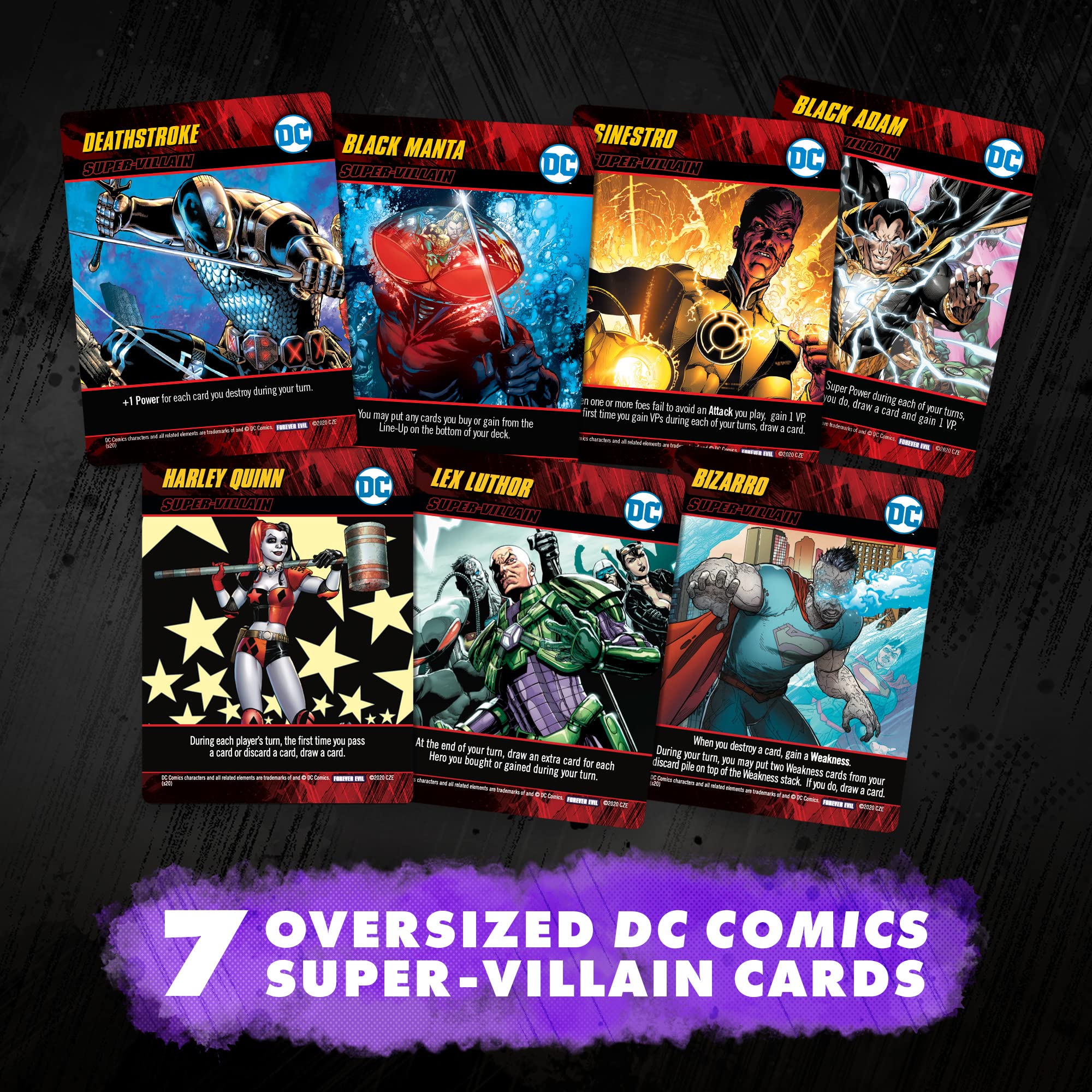 Foto 5 pulgar | Juego De Mesa Cryptozoic Dc Juego De Construcción De Mazos Forever Evil - Venta Internacional.