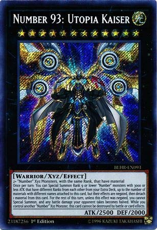 Foto 1 | Tarjeta Coleccionable Yu-gi-oh! Número 93: Utopia Kaiser Secret Rare - Venta Internacional.