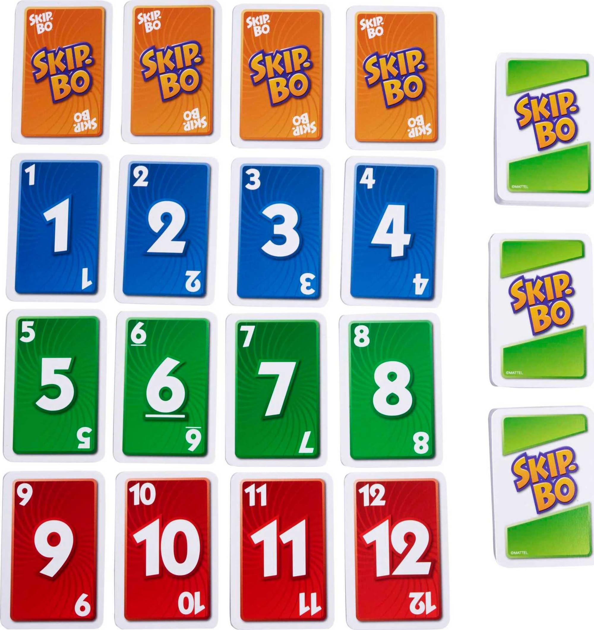 Foto 6 pulgar | Juego De Cartas Mattel Games Skip-bo Para Niños, Adultos Y Familiares - Venta Internacional.
