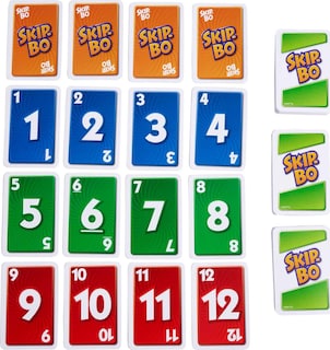 Foto 5 | Juego De Cartas Mattel Games Skip-bo Para Niños, Adultos Y Familiares - Venta Internacional.