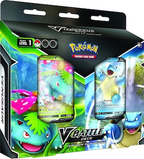 Foto 1 | Juego De Cartas Coleccionables Pokémon V Battle Deck Venusaur Contra Blastoise - Venta Internacional.