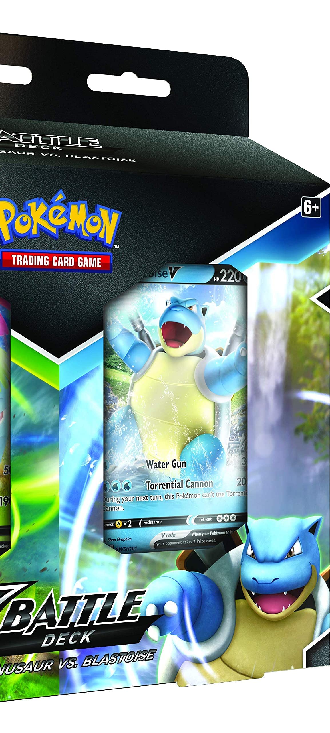 Foto 5 pulgar | Juego De Cartas Coleccionables Pokémon V Battle Deck Venusaur Contra Blastoise - Venta Internacional.