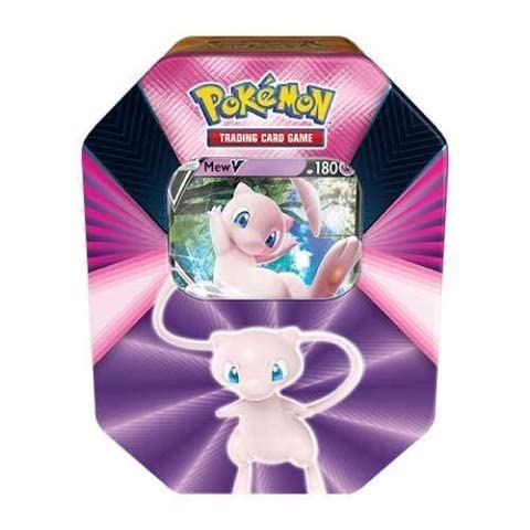 Foto 3 pulgar | Pokémon Tcg Collector Tin V Forces Mew V Con 4 Paquetes De Refuerzo - Venta Internacional.