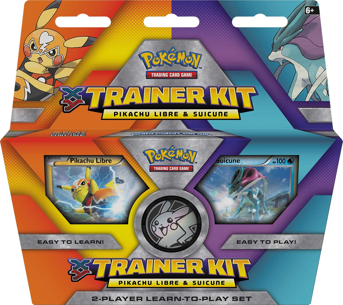 Foto 2 pulgar | Juego De Cartas Pokémon Tcg Xy Trainer Kit Pikachu Libre Suicune - Venta Internacional.
