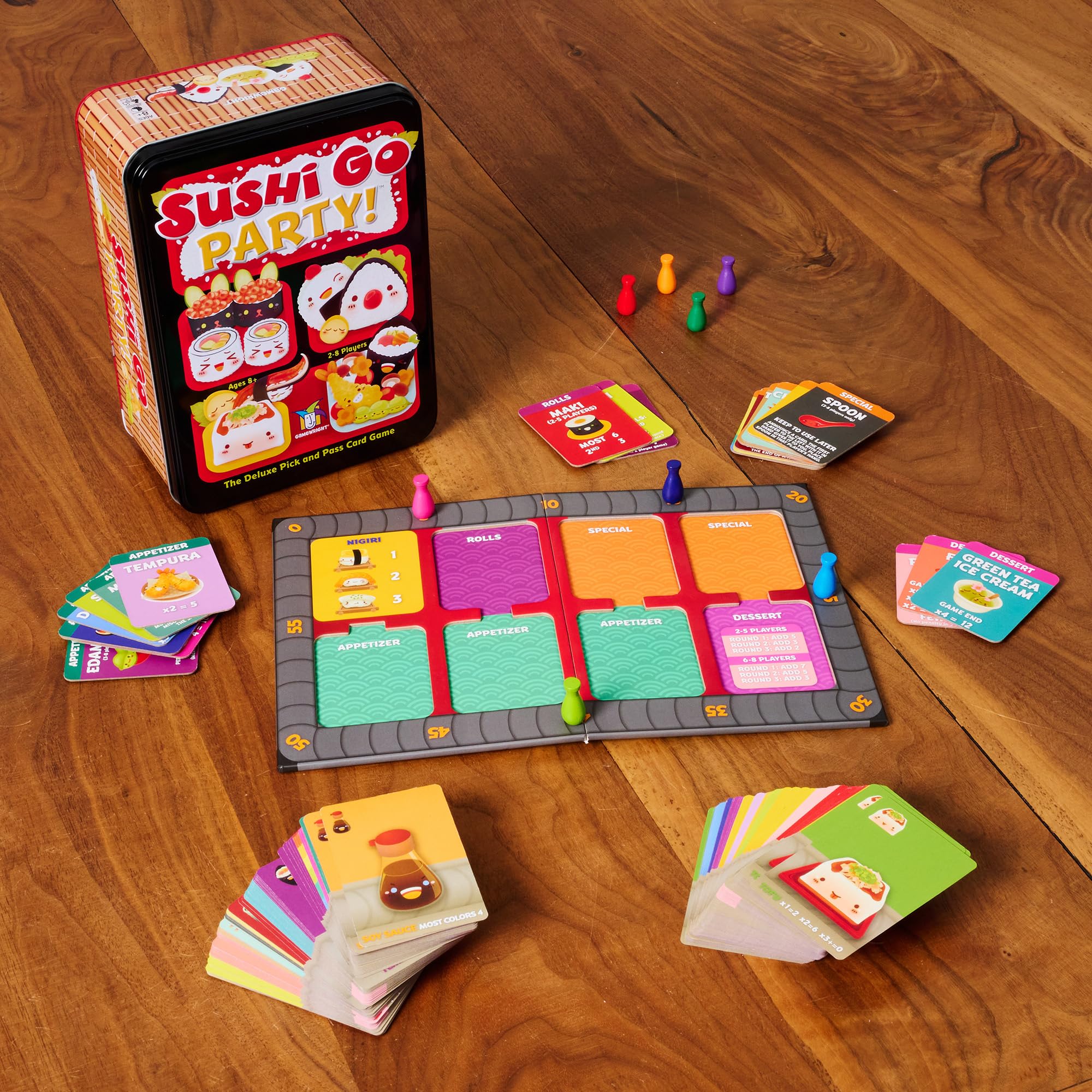 Foto 5 | Juego de Cartas Gamewright Sushi Go Party-Venta Internacional