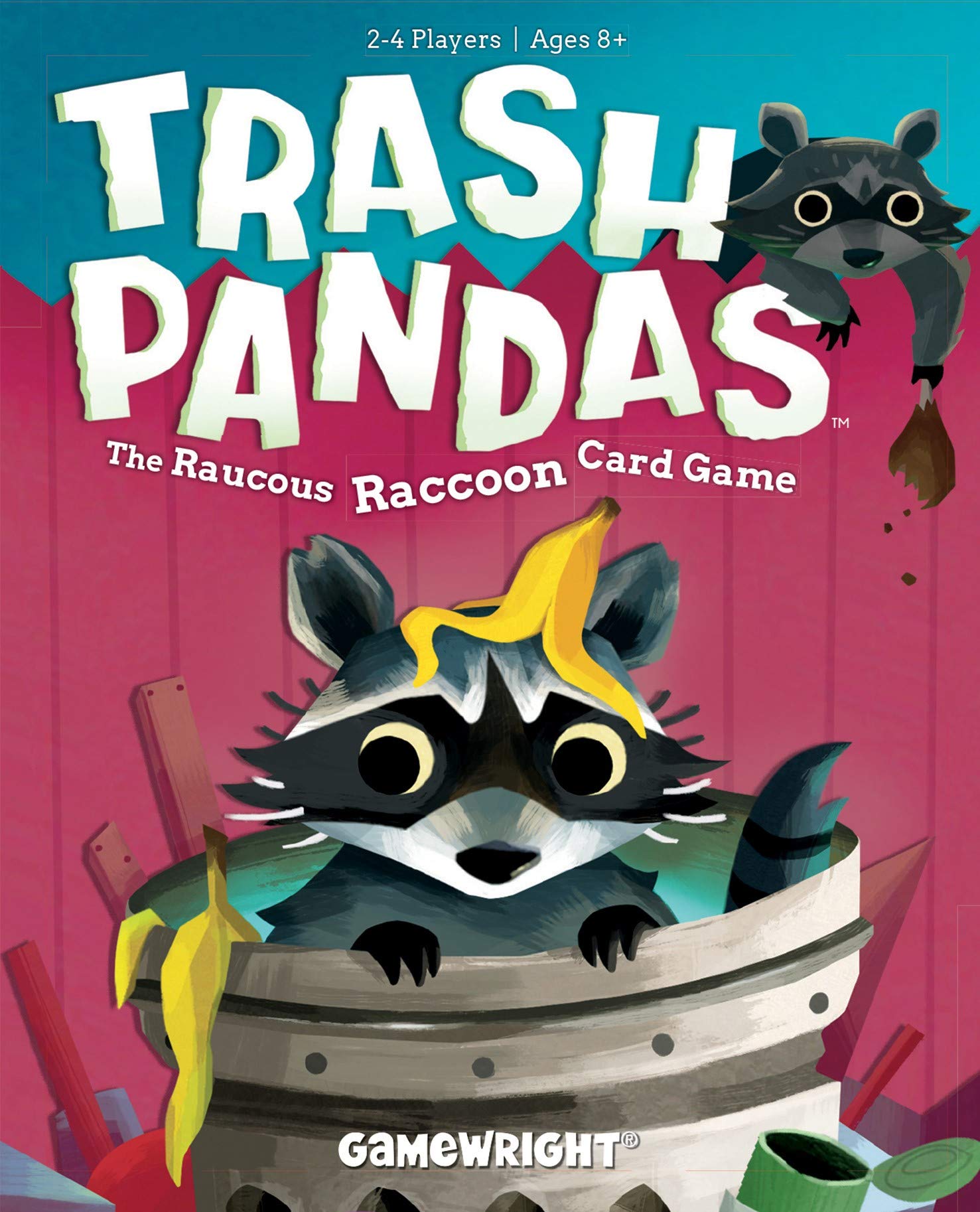 Foto 4 pulgar | Juego De Cartas Gamewright Trash Pandas The Raucous Raccoon Con 54 Cartas - Venta Internacional