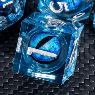 Foto 3 | Juego De Dados Dnd Kerwellsi Beholder's Eye De 7 Piezas Con Caja De Regalo - Venta Internacional.