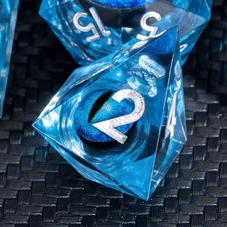 Foto 5 | Juego De Dados Dnd Kerwellsi Beholder's Eye De 7 Piezas Con Caja De Regalo - Venta Internacional.