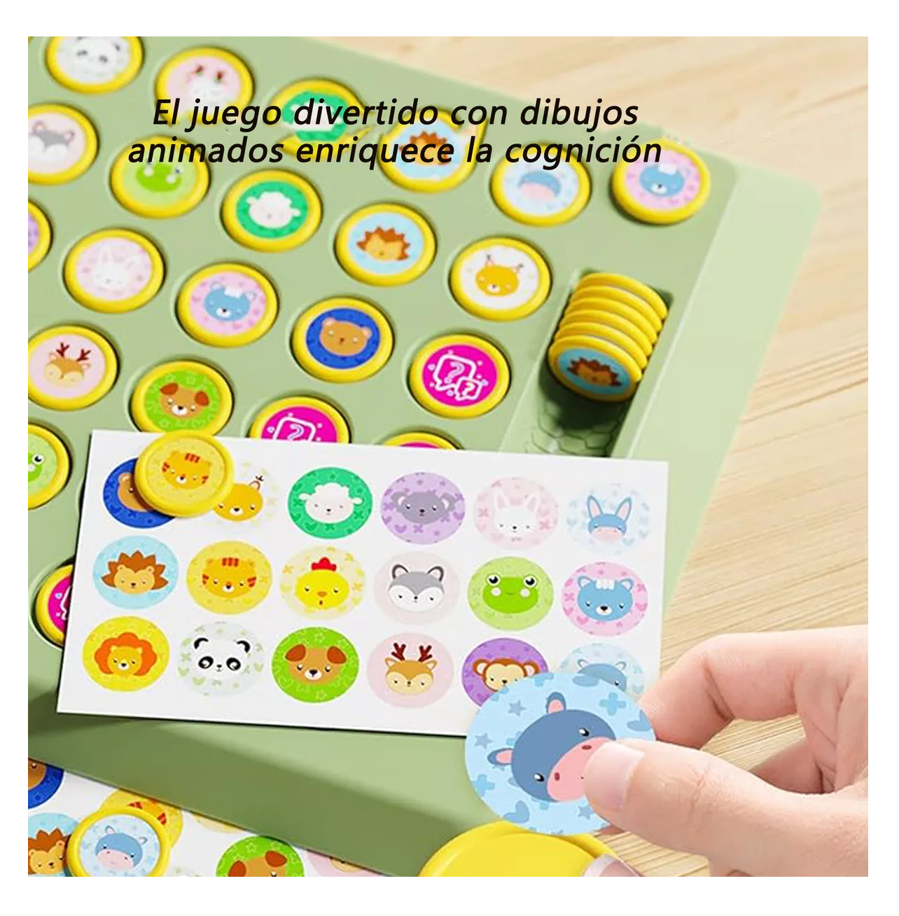 Foto 5 | Juegos De Mesa Juguetes De Niño Encuentra El Mismo Patrón, Verde