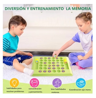 Foto 2 | Juegos De Mesa Juguetes De Niño Encuentra El Mismo Patrón, Verde