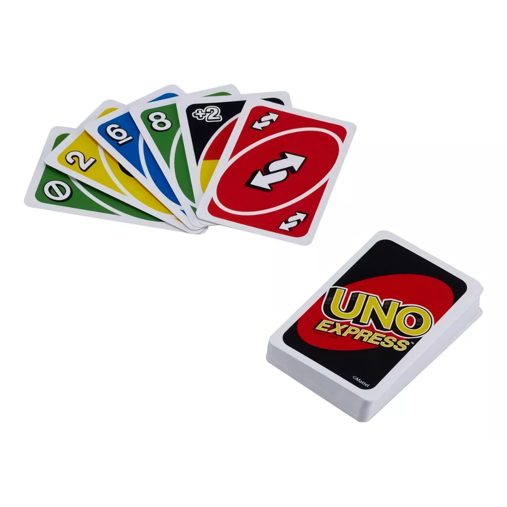 Foto 2 | Juego De Cartas Uno Express Gdr45 Mattel Games Full