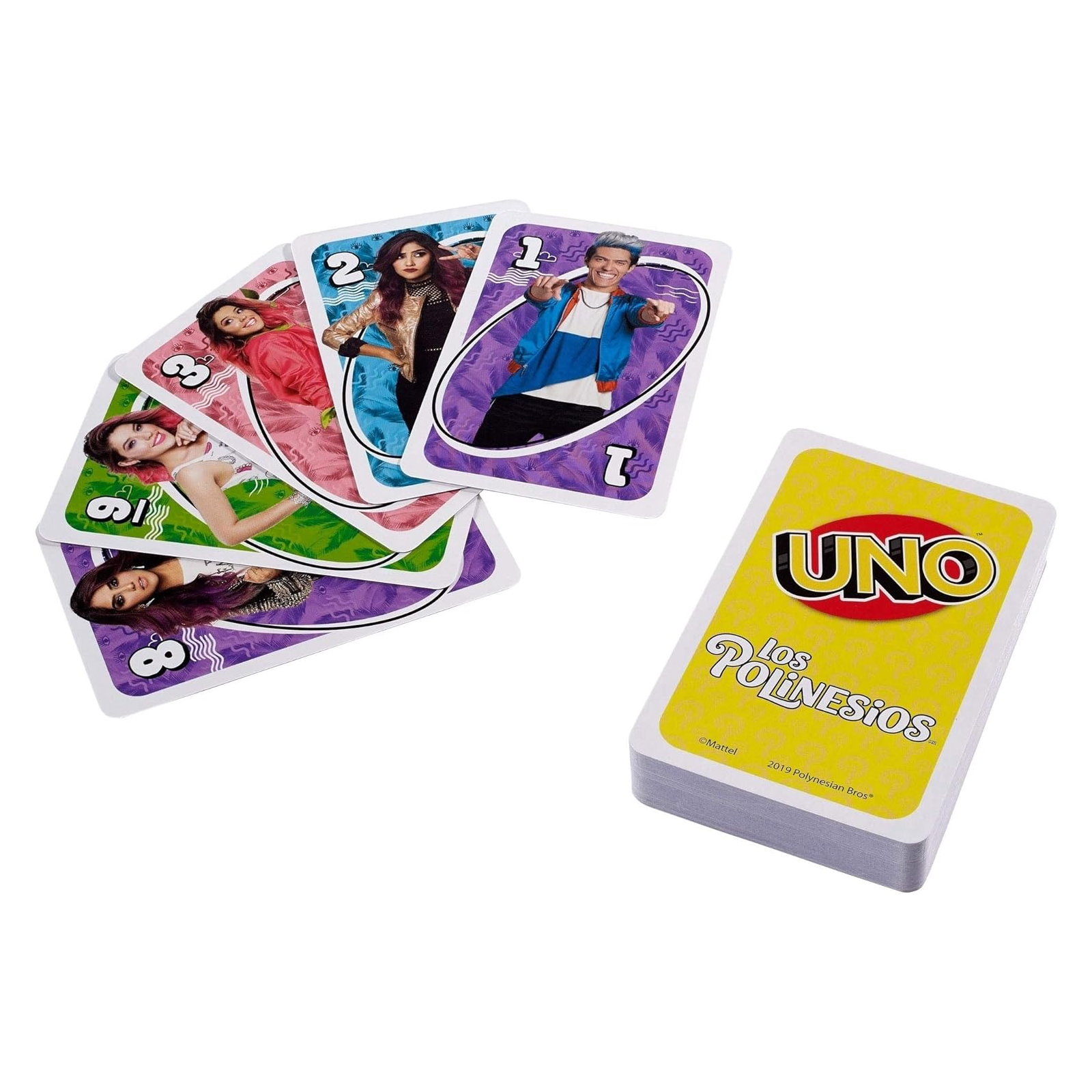 Foto 3 | Juego De Cartas Uno Los Polinesios Gmt83 Mattel