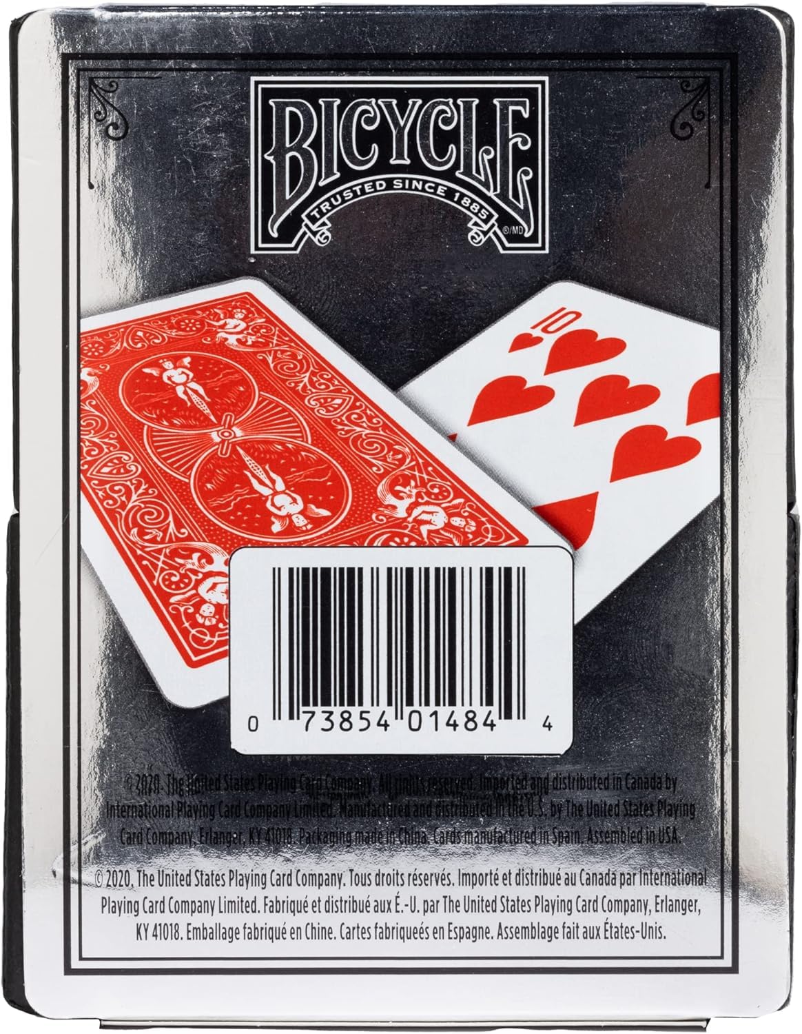 Foto 3 pulgar | Baraja de Cartas de Juego de Plástico Bicycle Prestige Impermeables Roja y Azul - Venta Internacional