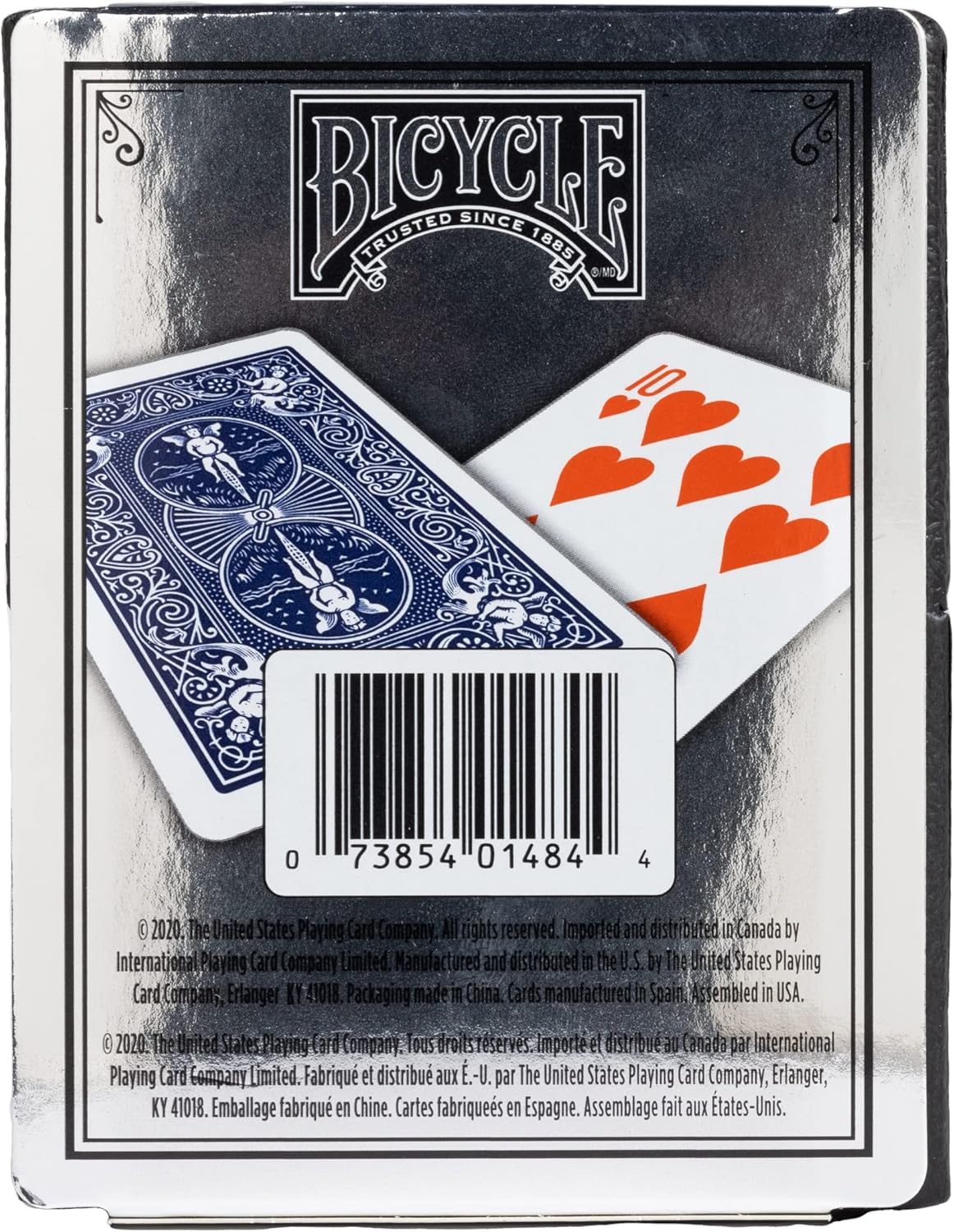 Foto 4 pulgar | Baraja de Cartas de Juego de Plástico Bicycle Prestige Impermeables Roja y Azul - Venta Internacional
