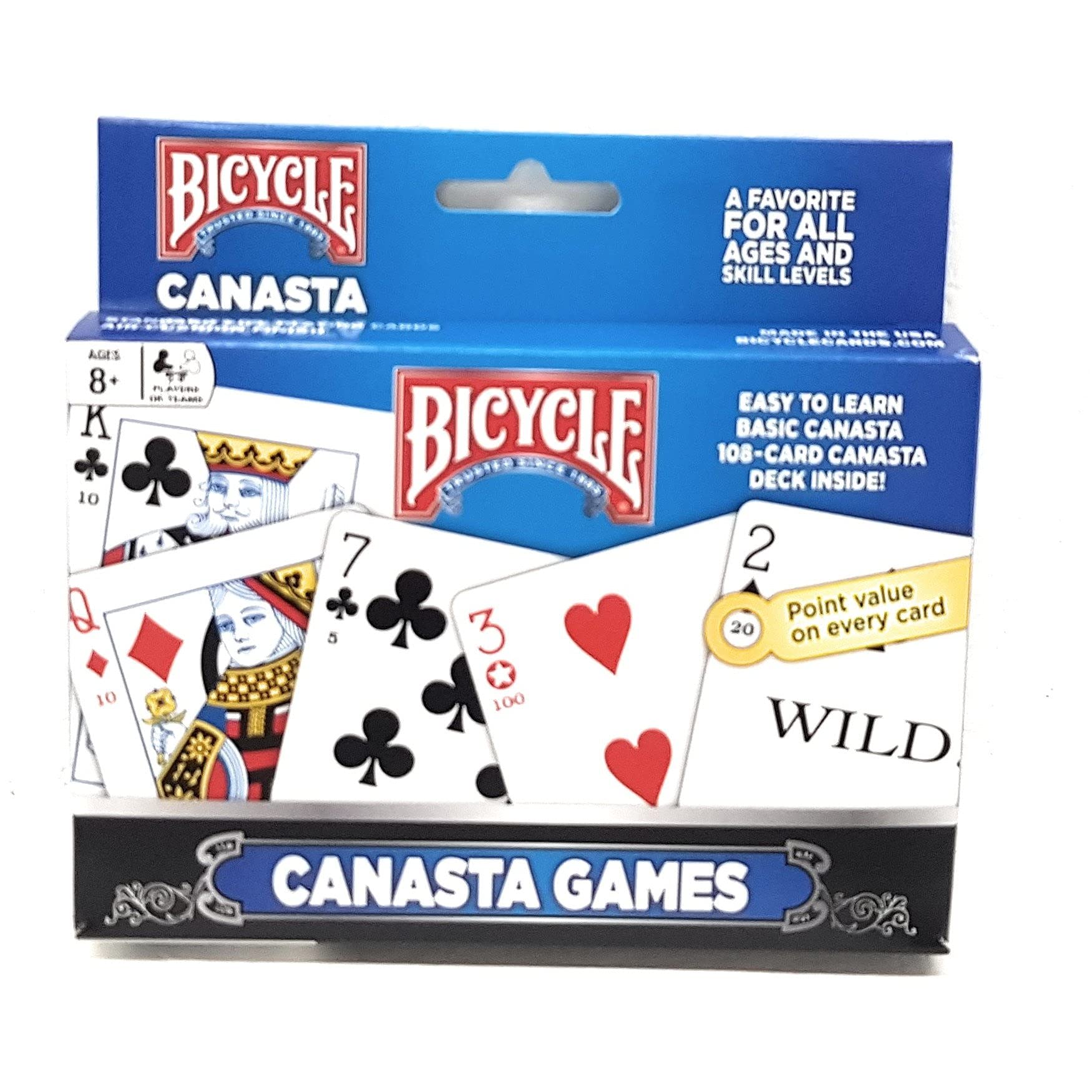 Foto 2 pulgar | Juego de Cartas Bicycle Canasta 108 Cartas  - Venta Internacional
