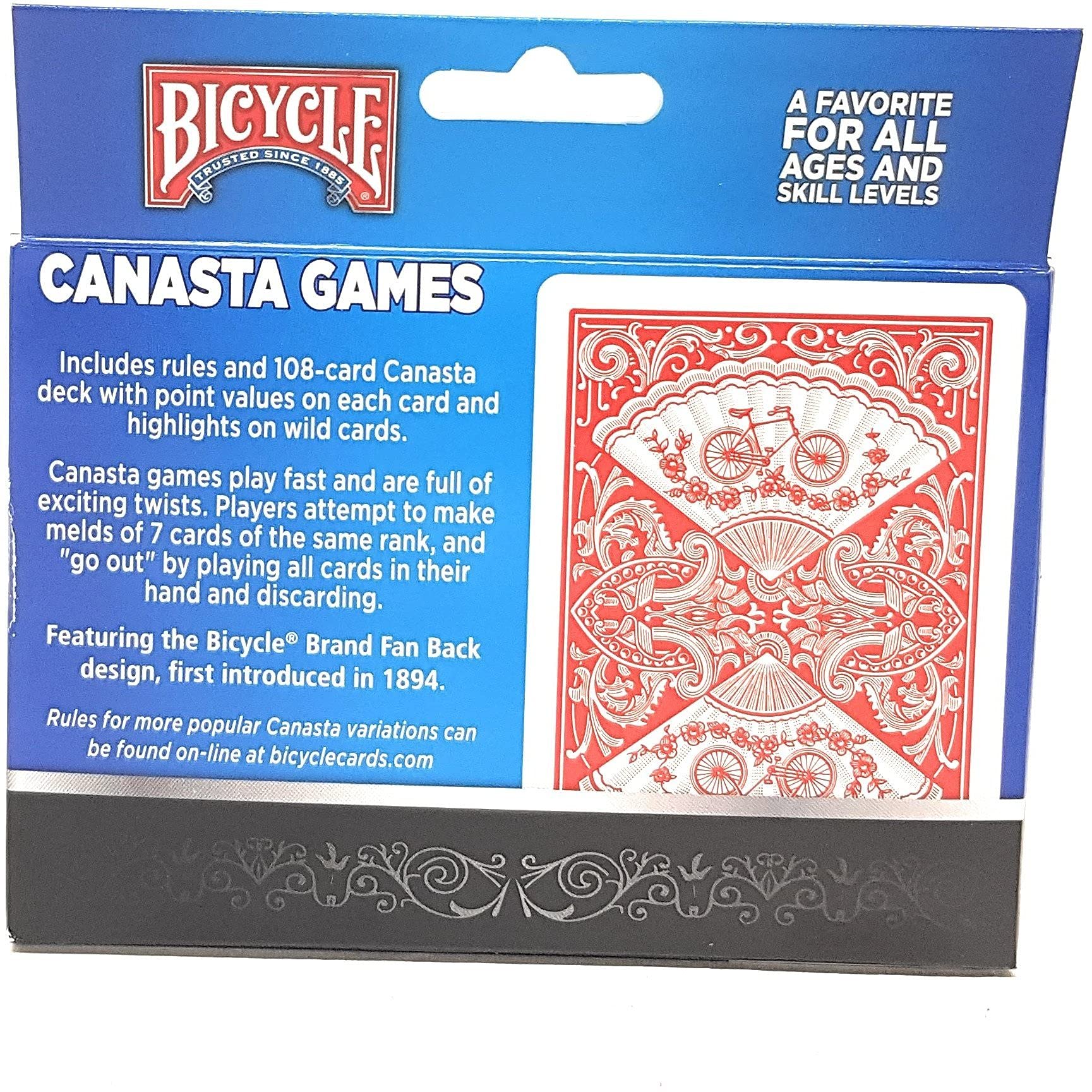 Foto 3 pulgar | Juego de Cartas Bicycle Canasta 108 Cartas  - Venta Internacional