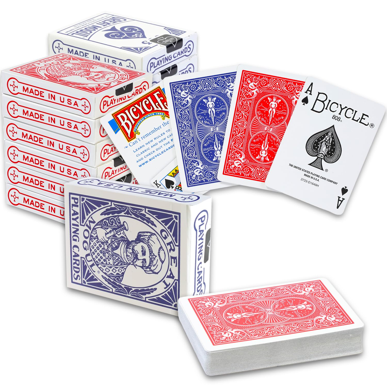 Juego De Cartas Para Bicicleta, Vintage, Great Mogul Rider, Paquete De 12 - Venta Internacional.