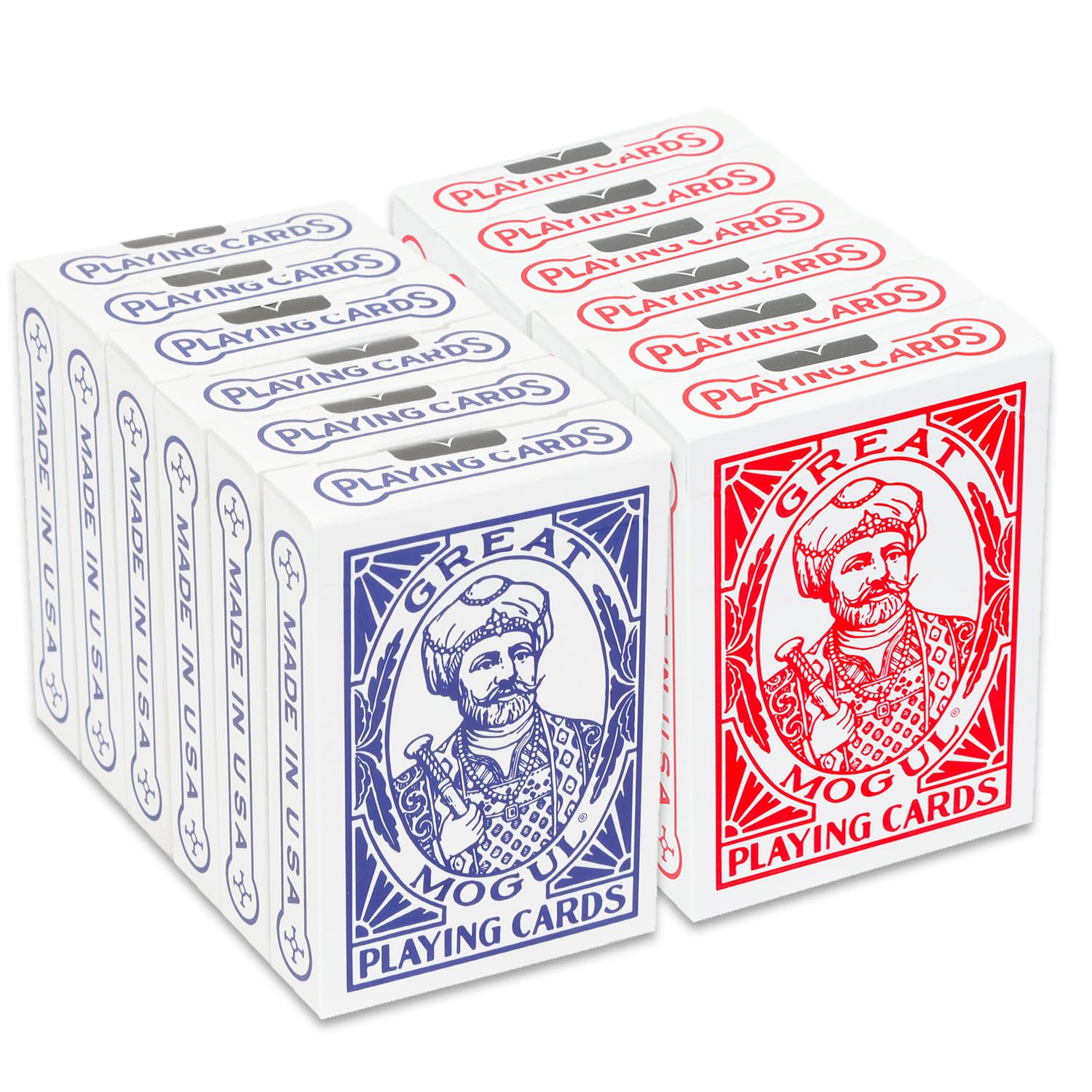 Foto 2 | Juego De Cartas Para Bicicleta, Vintage, Great Mogul Rider, Paquete De 12 - Venta Internacional.