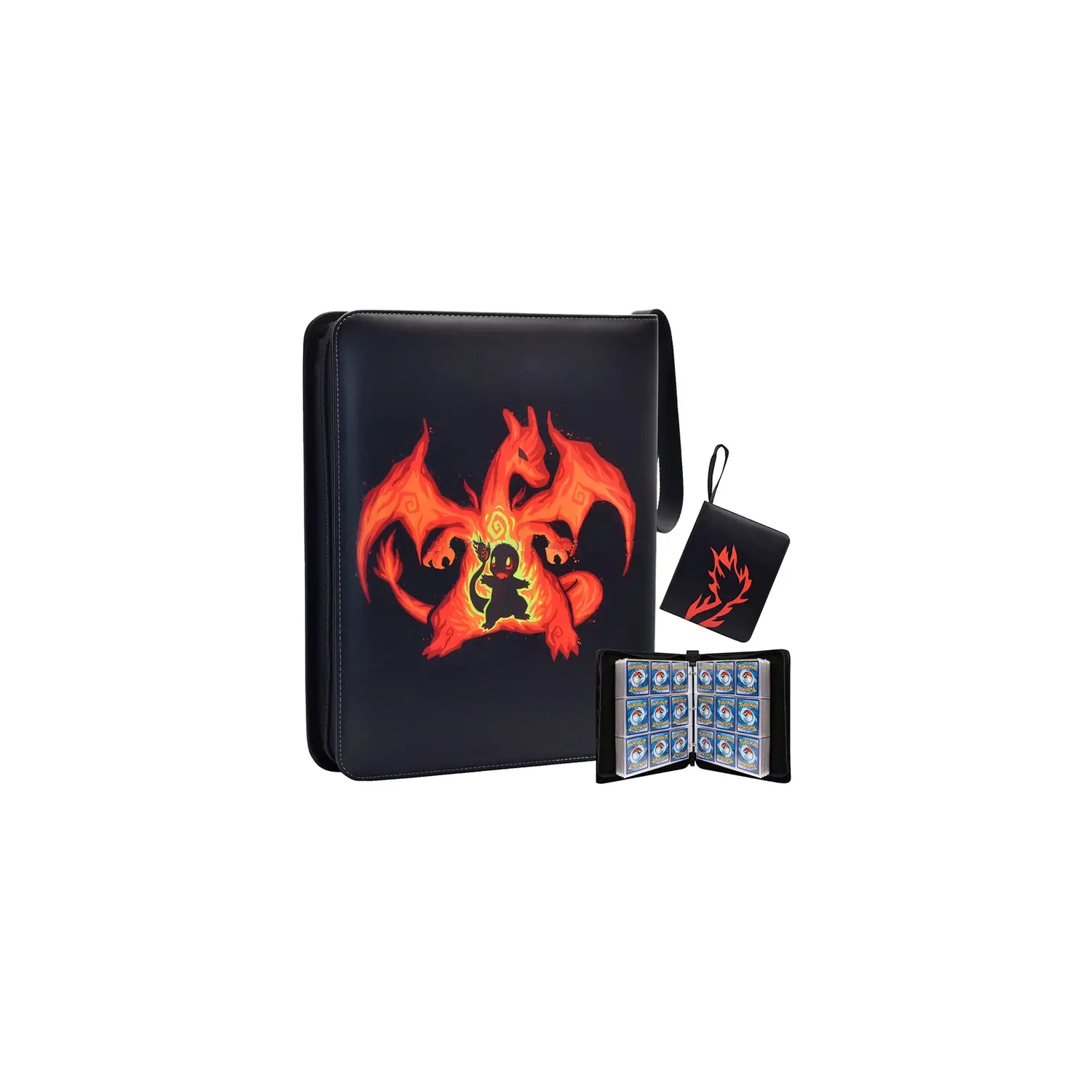 Foto 2 pulgar | Álbum Para 360 Cartas De Pokémon O Similares 27x33 Cm Orange Desi - Venta Internacional.