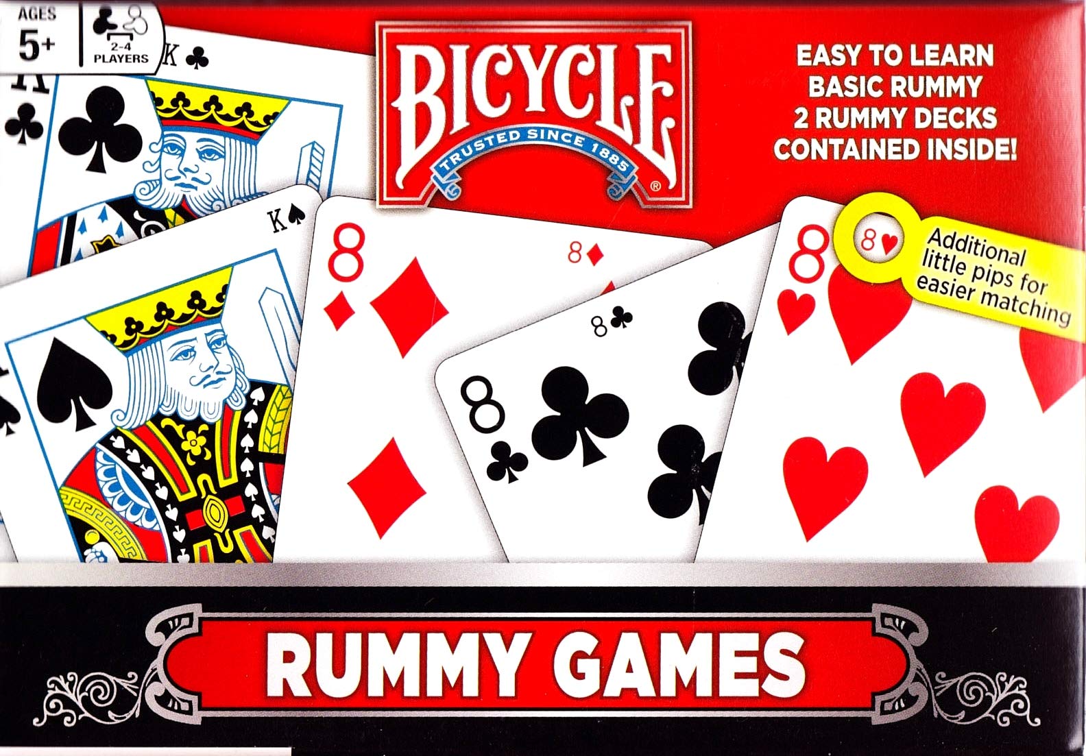Foto 4 pulgar | Juegos De Cartas Bicycle Rummy De Primera Calidad - Venta Internacional.