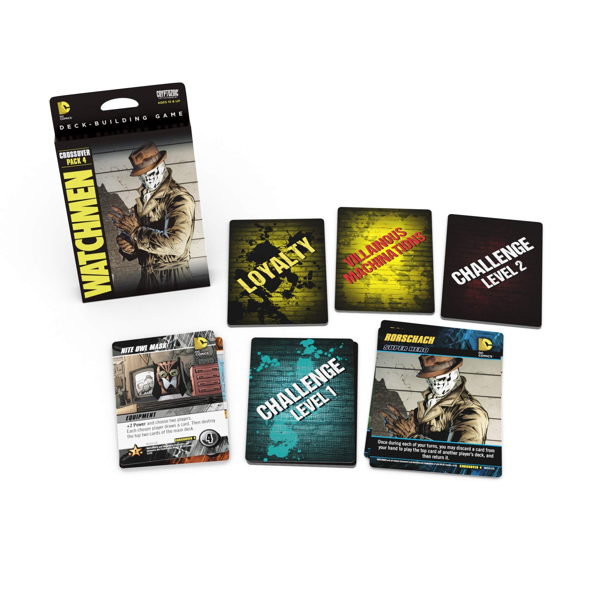 Foto 3 pulgar | Juego De Cartas Cryptozoic Dc Deck-building Watchmen Crossover - Venta Internacional.