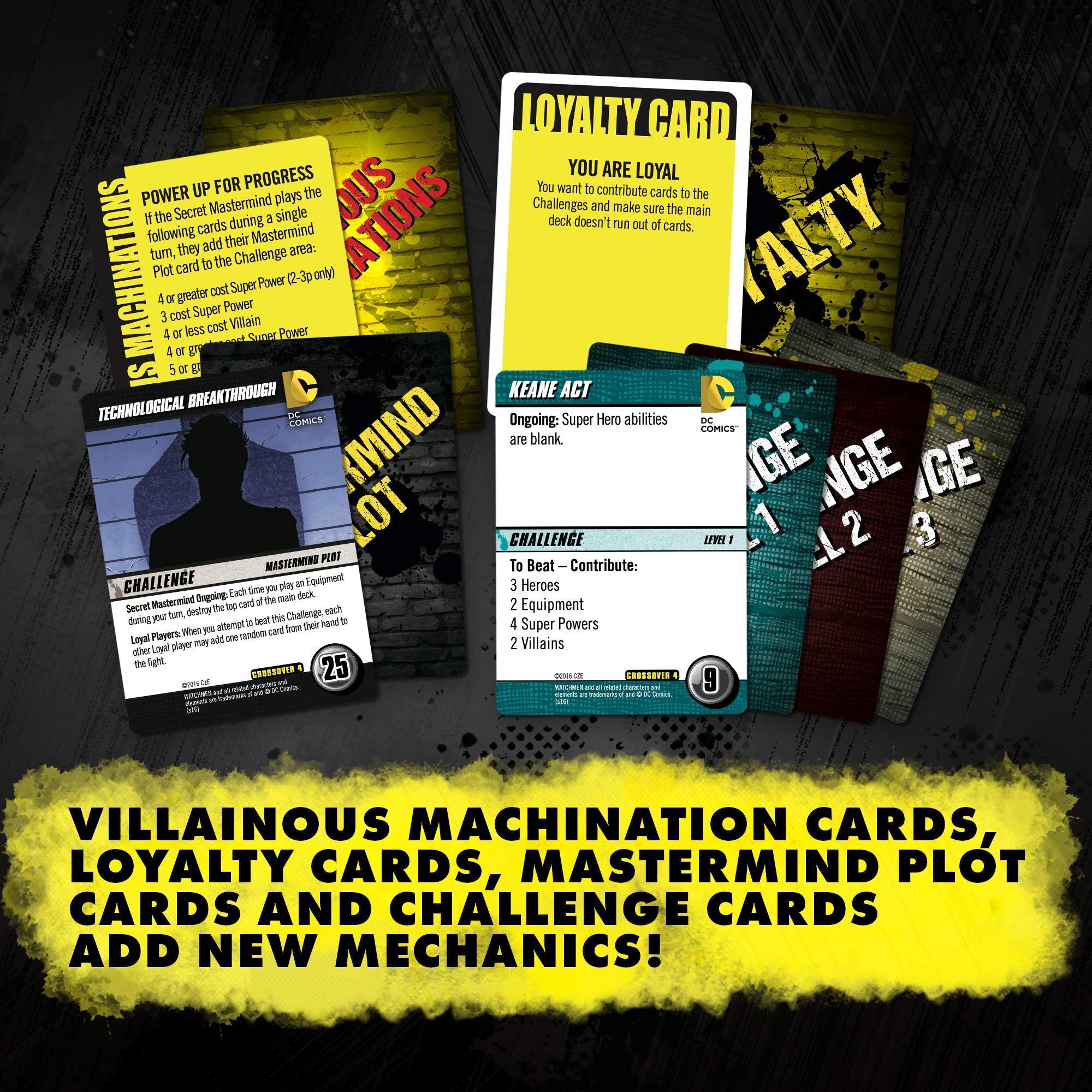 Foto 4 pulgar | Juego De Cartas Cryptozoic Dc Deck-building Watchmen Crossover - Venta Internacional.