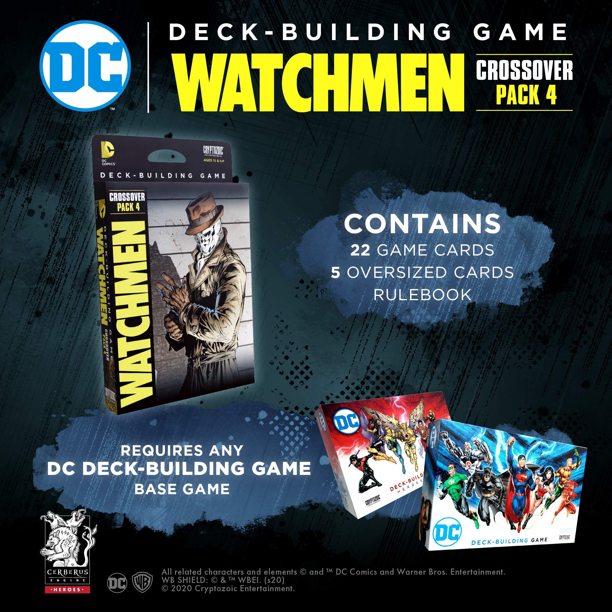 Foto 6 pulgar | Juego De Cartas Cryptozoic Dc Deck-building Watchmen Crossover - Venta Internacional.