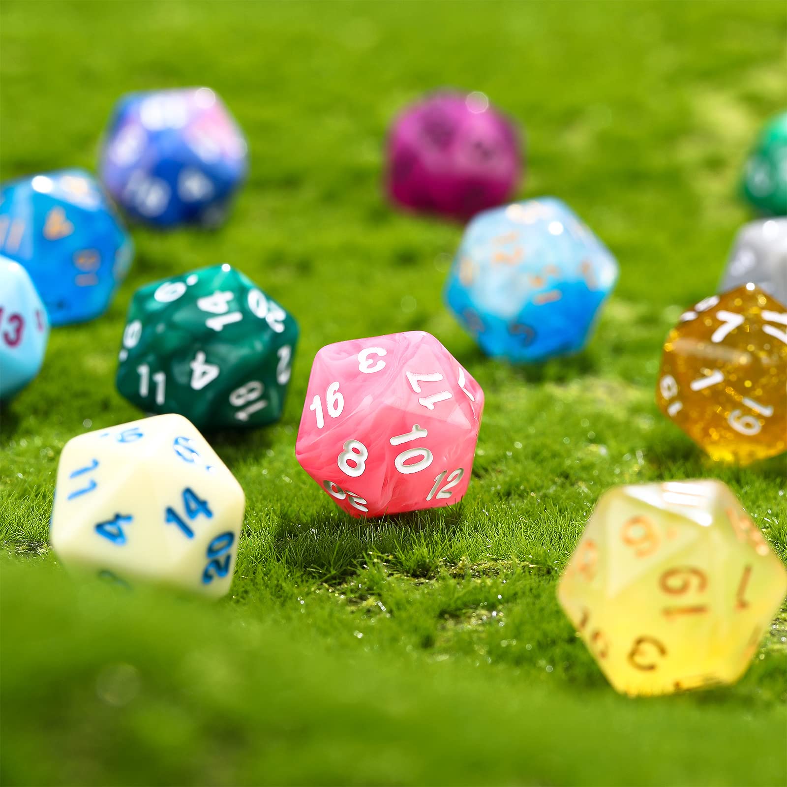 Foto 6 pulgar | Juego De Dados Poliédricos Skylety De 50 Piezas Con Bolsa Negra - Venta Internacional.