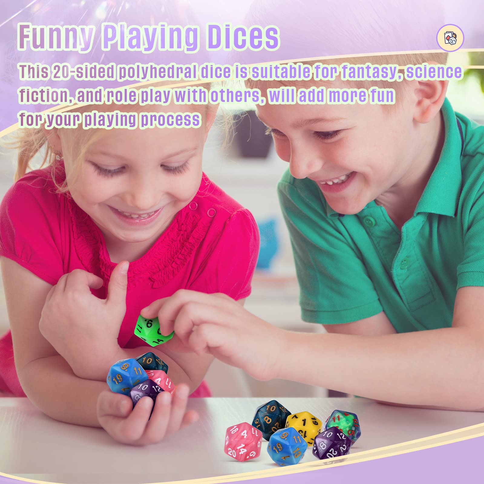 Foto 7 pulgar | Juego De Dados Poliédricos Skylety De 50 Piezas Con Bolsa Negra - Venta Internacional.